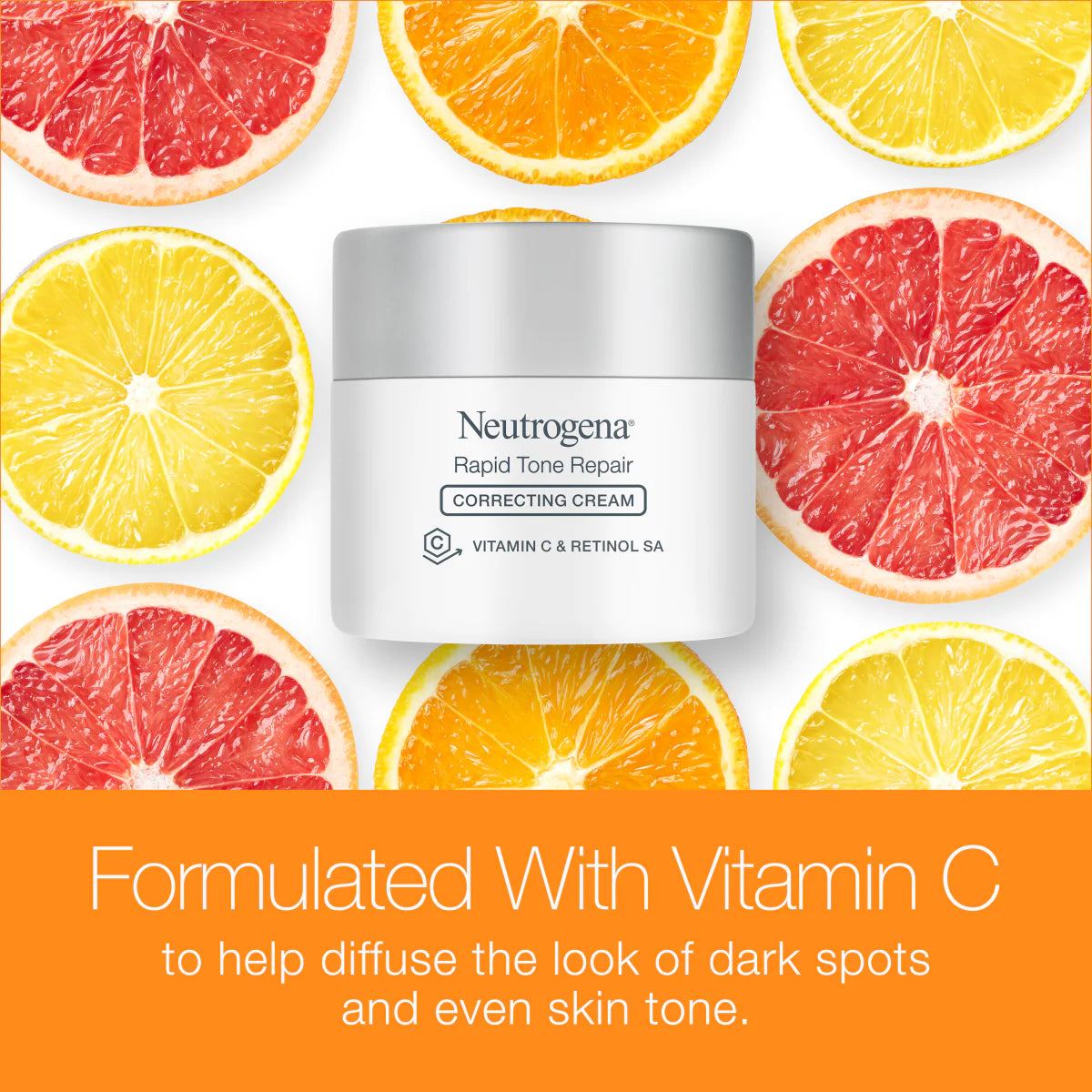 Neutrogena® Rapid Tone Repair Retinol + Vitamin C Correcting Cream, 1.7 Oz