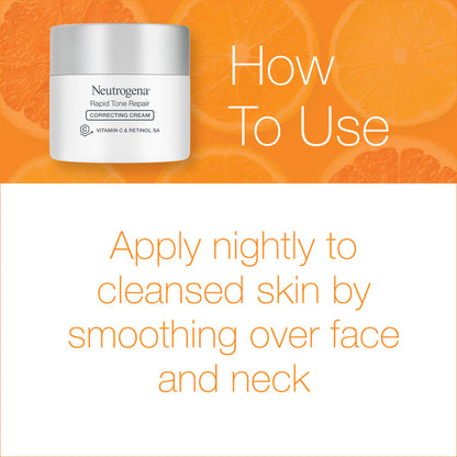 Neutrogena® Rapid Tone Repair Retinol + Vitamin C Correcting Cream, 1.7 Oz