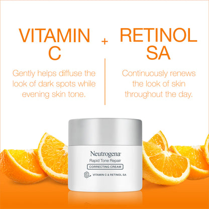 Neutrogena® Rapid Tone Repair Retinol + Vitamin C Correcting Cream, 1.7 Oz