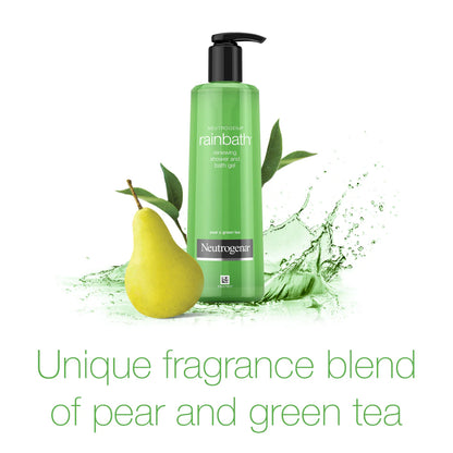 Neutrogena® Rainbath Renewing Shower and Bath Gel, Pear & Green Tea, 16 Fl. Oz