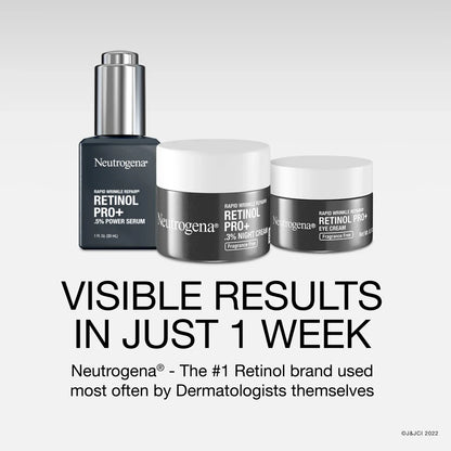 Neutrogena® Rapid Wrinkle Repair Retinol Pro+ Night Cream, Fragrance Free, 1.7 Oz