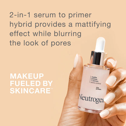 Neutrogena® Shine Control Matte Booster Face Primer + Serum, 1.0 Fl. Oz