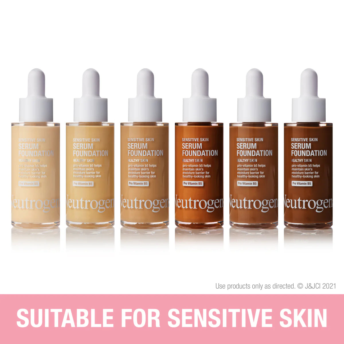 Neutrogena® Healthy Skin Sensitive Skin Serum Foundation, Light 01, 1 Oz