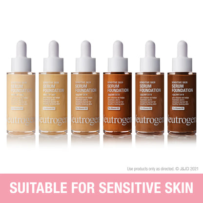 Neutrogena® Healthy Skin Sensitive Skin Serum Foundation, Light 01, 1 Oz