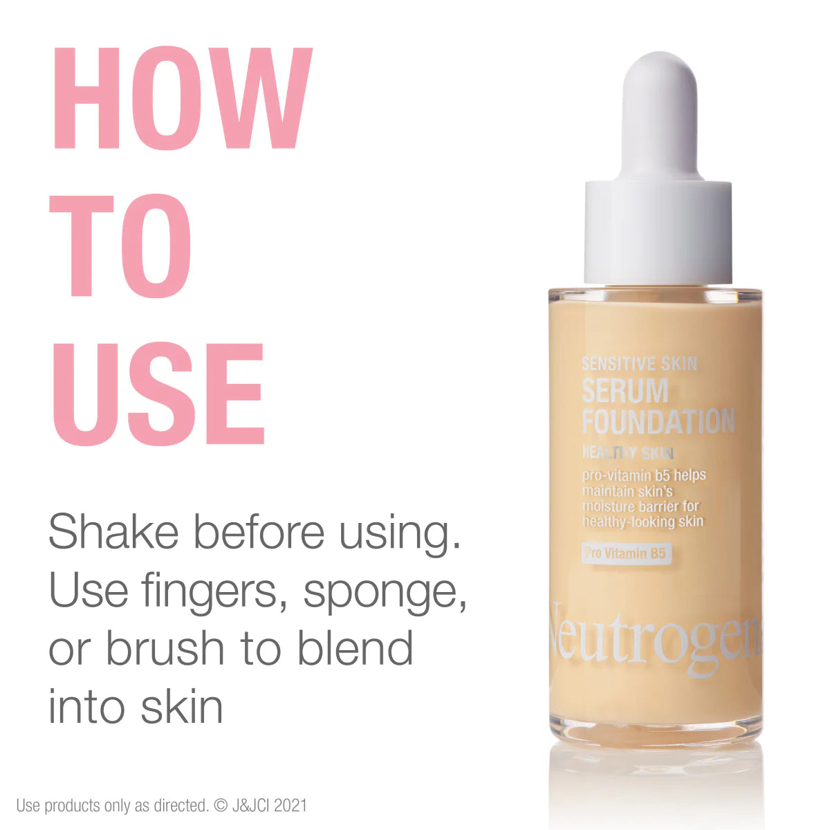 Neutrogena® Healthy Skin Sensitive Skin Serum Foundation, Light 01, 1 Oz