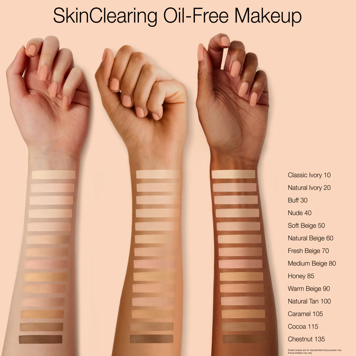 Neutrogena® Skinclearing Liquid Makeup, 10 Classic Ivory, 1 Fl. Oz
