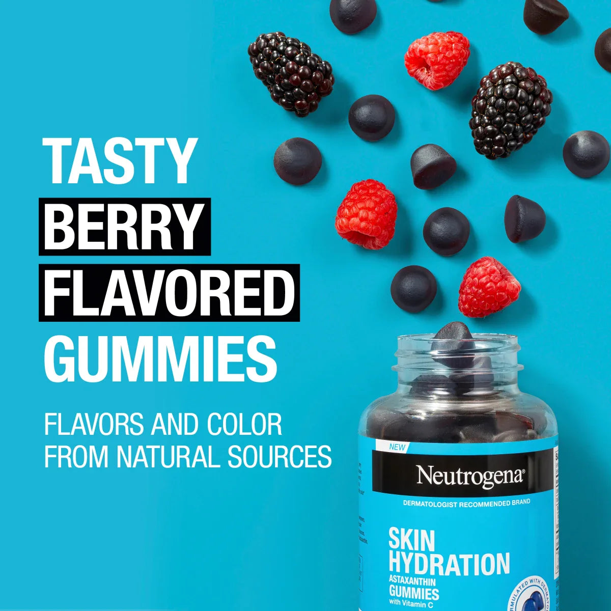 Neutrogena® Skin Hydration Astaxanthin Gummies with Vitamin C, 60 Gummies