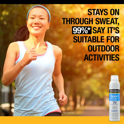 Neutrogena® Sport Active Defense with Broad Spectrum SPF 70 Sunscreen Spray, 5.0 Oz