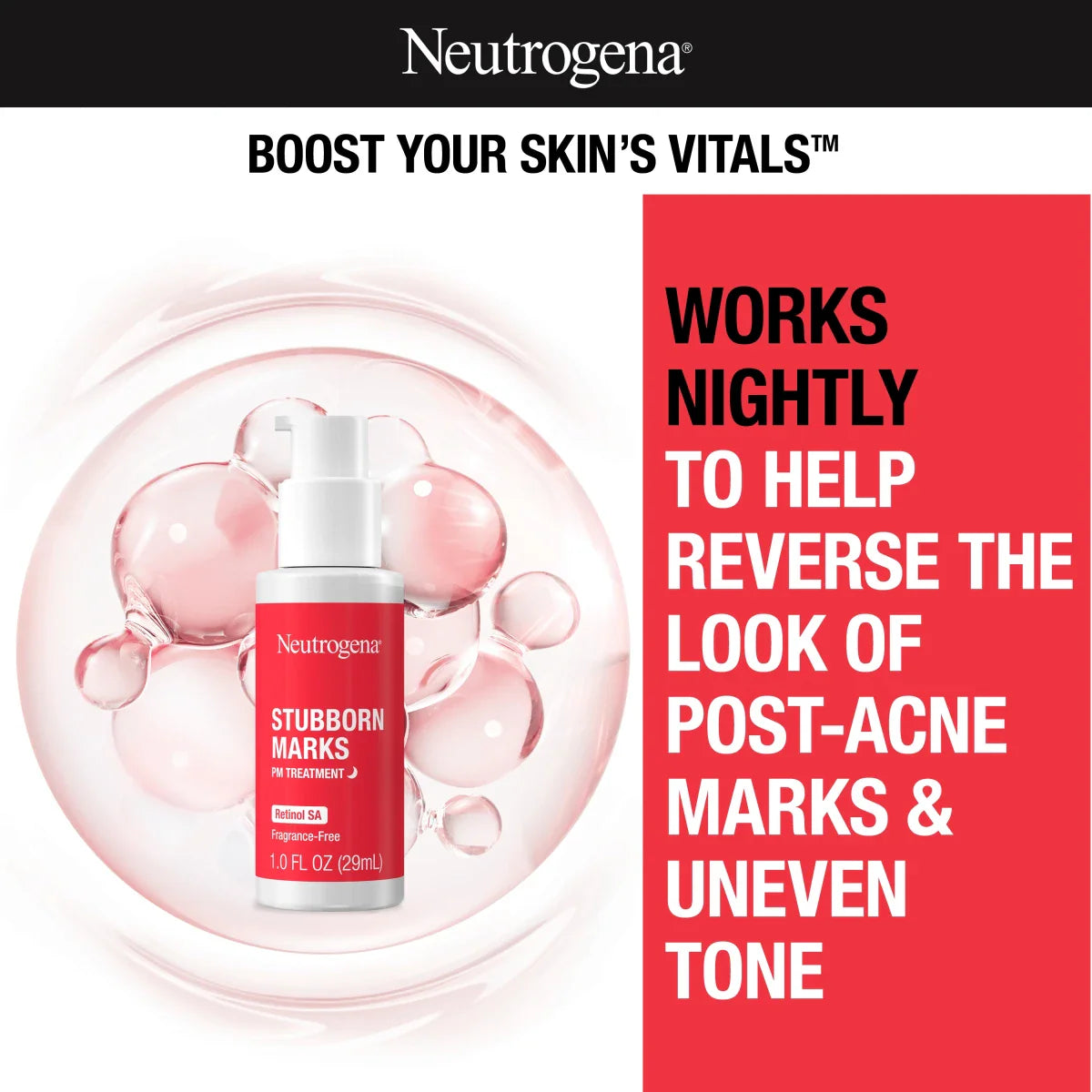 Neutrogena® Stubborn Marks PM Treatment, 1 Fl. Oz