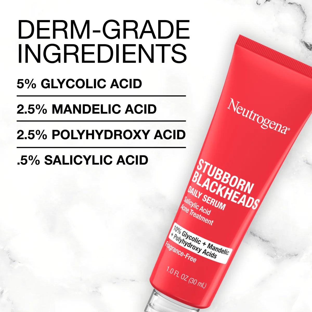 Neutrogena® Stubborn Blackheads Daily Acne Facial Serum, 1 Fl. Oz