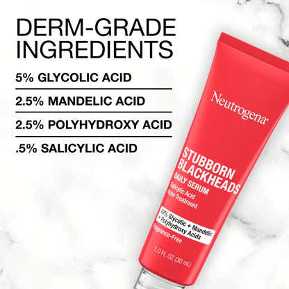 Neutrogena® Stubborn Blackheads Daily Acne Facial Serum, 1 Fl. Oz