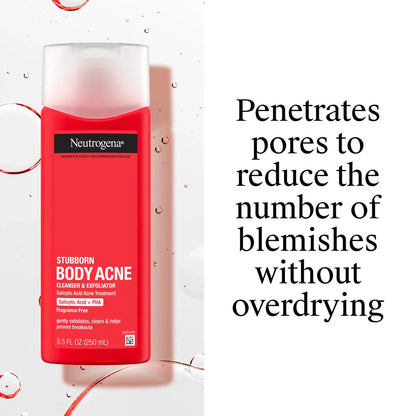 Neutrogena® Stubborn Body Acne Cleanser & Exfoliator, 8.5 Fl. Oz