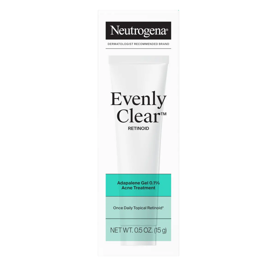 Neutrogena® Evenly Clear™ Retinoid Adapalene Gel 0.1% Acne Treatment, 0.5 Oz