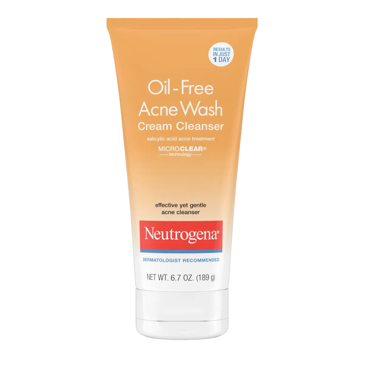 Neutrogena® Oil-Free Acne Wash Cream Cleanser, 6.7 Oz