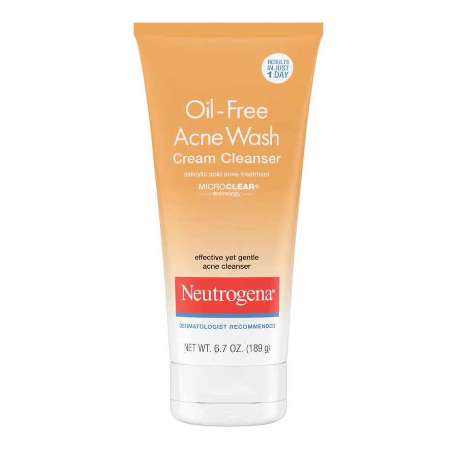 Neutrogena® Oil-Free Acne Wash Cream Cleanser, 6.7 Oz