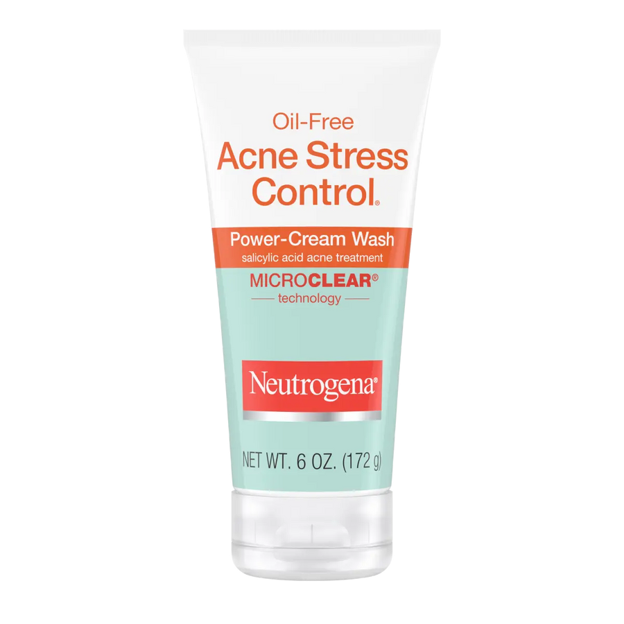 Neutrogena® Oil-Free Acne Stress Control Power-Cream Wash, 6 Oz