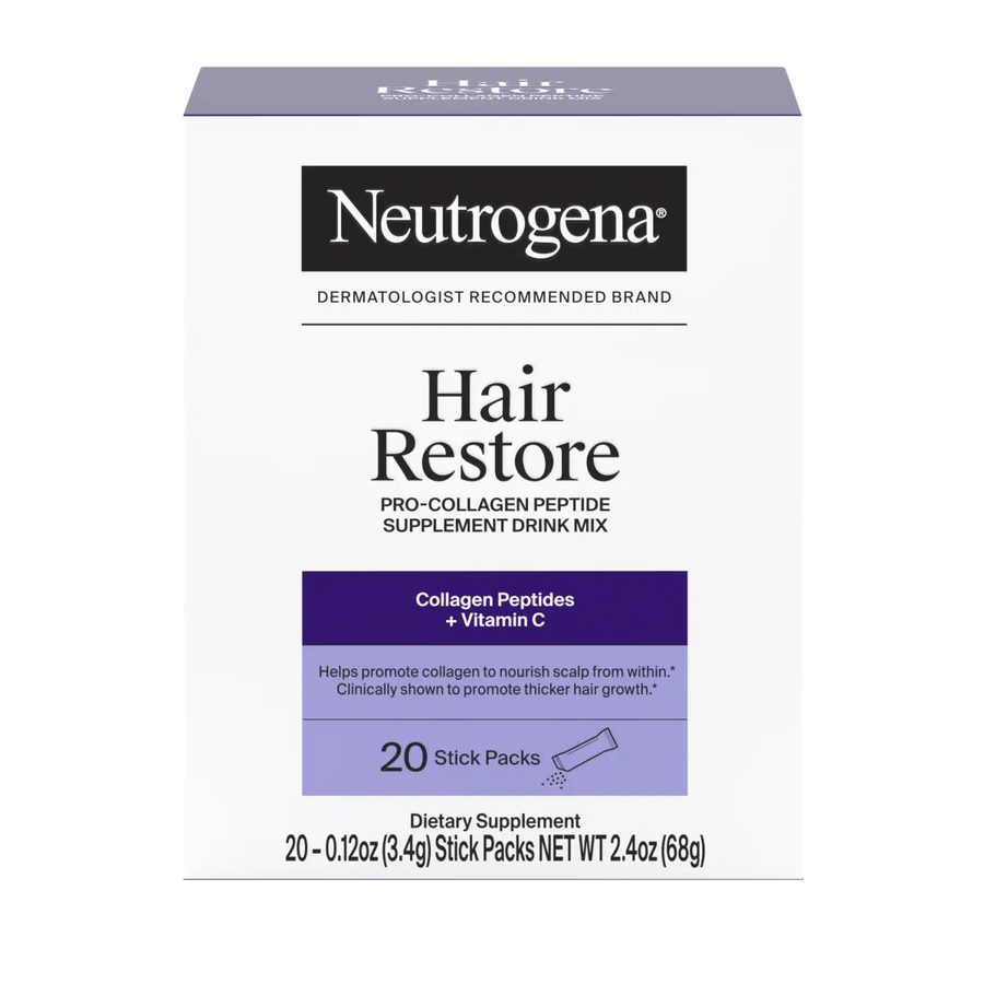 Neutrogena® Hair Restore Pro-Collagen Peptide Supplement, 20 Packs