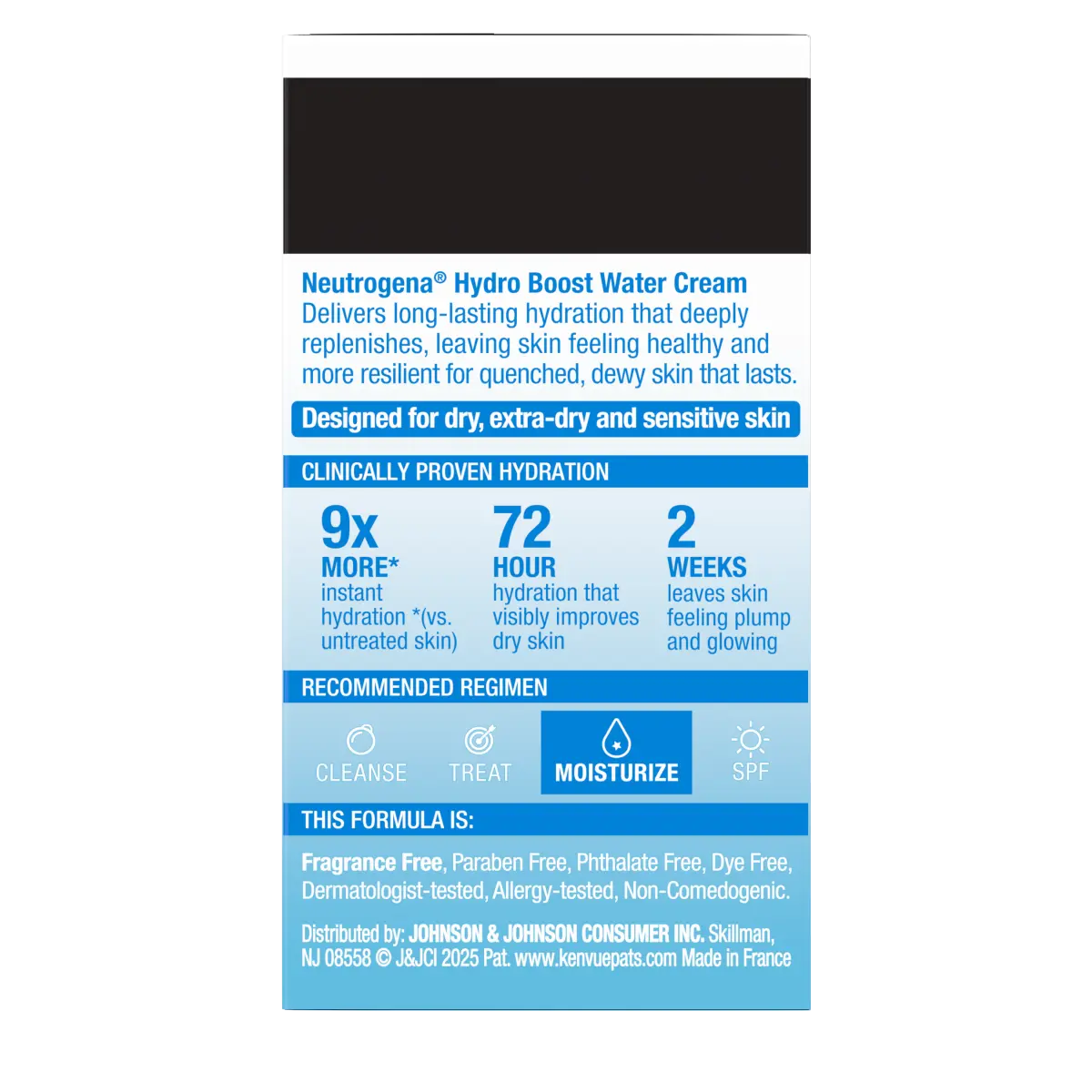 Neutrogena® Hydro Boost Hyaluronic Acid Water Cream Fragrance Free Facial Moisturizer 0.5 Fl. Oz