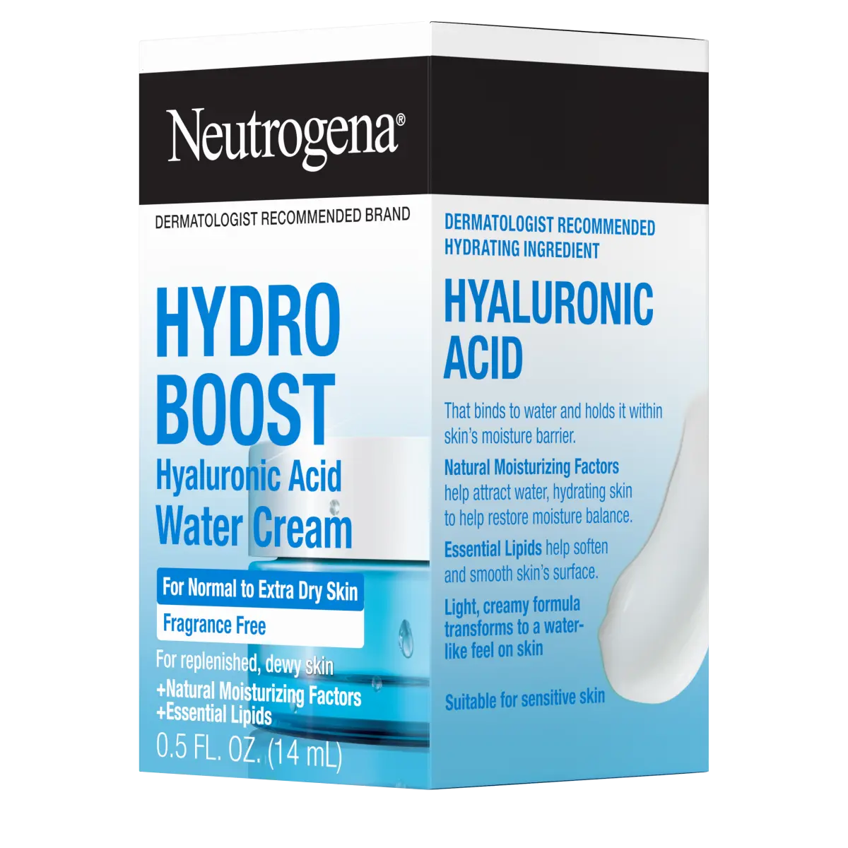 Neutrogena® Hydro Boost Hyaluronic Acid Water Cream Fragrance Free Facial Moisturizer 0.5 Fl. Oz