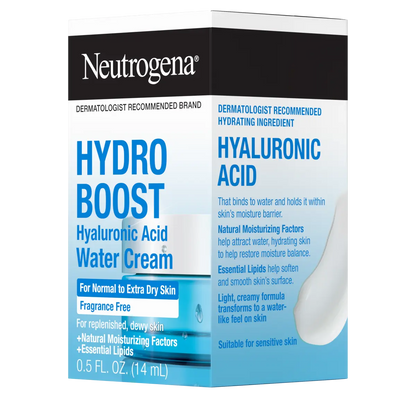 Neutrogena® Hydro Boost Hyaluronic Acid Water Cream Fragrance Free Facial Moisturizer 0.5 Fl. Oz