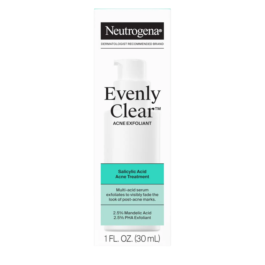 Neutrogena® Evenly Clear™ Acne Exfoliant, 1 fl oz