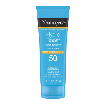 Neutrogena® Hydro Boost Water Gel Lotion Sunscreen Broad Spectrum SPF 50, 3 Fl. Oz