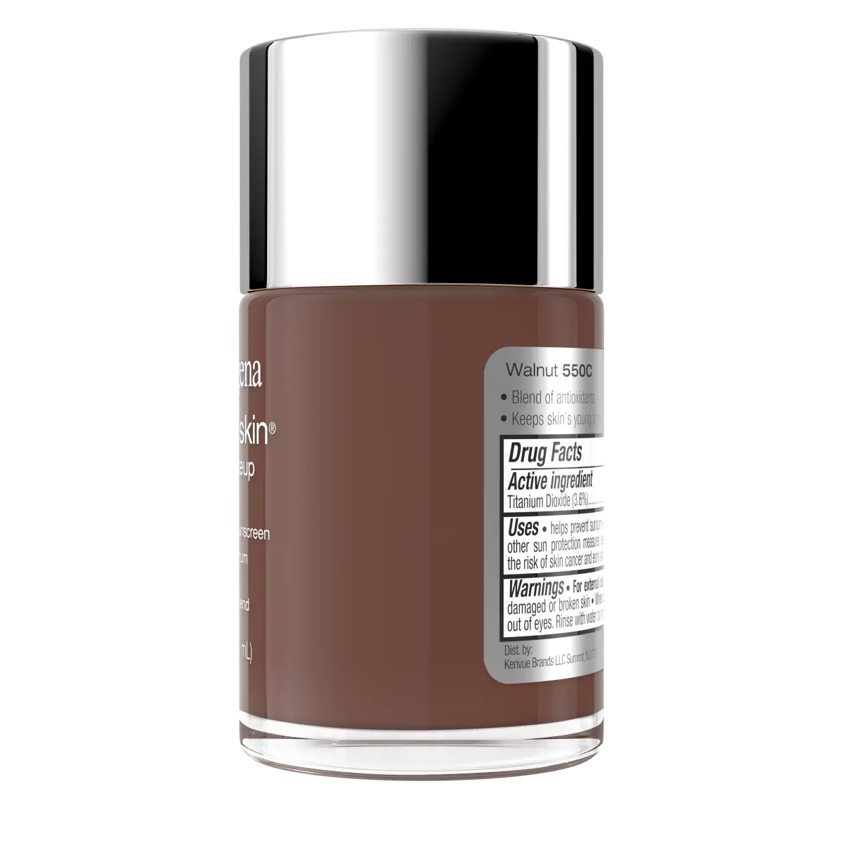 Neutrogena® Healthy Skin Liquid Makeup Broad Spectrum SPF 20, 550C Walnut, 1 Fl. Oz