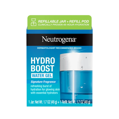 Neutrogena® Hydro Boost Water Gel, Refillable Jar + Refill Pod, 1.7 Oz