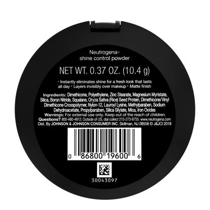 Neutrogena® Shine Control Powder, Invisible 10, 0.37 Oz