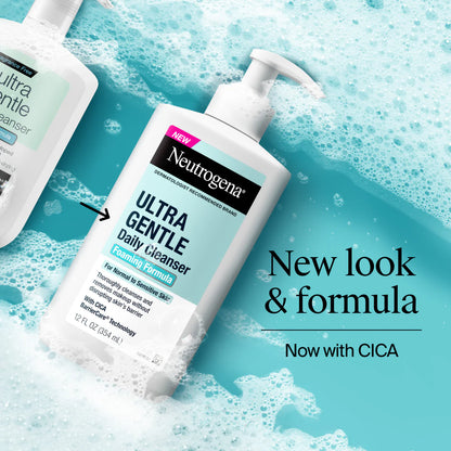 Neutrogena® Ultra Gentle Daily Cleanser, Fragrance Free, 12 Fl. Oz
