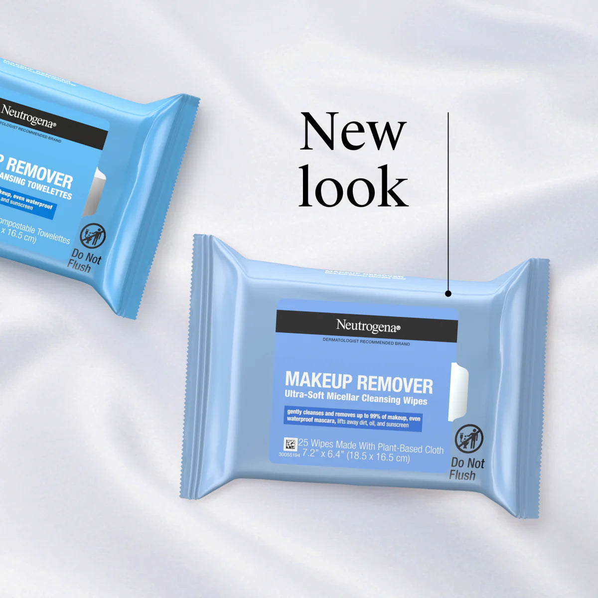 Neutrogena® Makeup Remover Ultra-Soft Micellar Cleansing Wipes, 25 Count